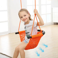 Baby Swinging Hammock Hanging  Chair,Hanging Cotton Rope Swing Chairs with Hardware Kits, Hanging Chairs for Indoor Balcony and Outdoor Use,Perfect for Kids, Adults, (330 Lbs)