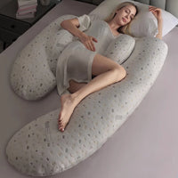 OOTDIN Pregnancy Pillow Waist Protection Side Sleeping Pillow, Belly Support Sleeping Side Sleeping Pillow Pregnancy Pillow