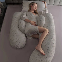 OOTDIN Pregnancy Pillow Waist Protection Side Sleeping Pillow, Belly Support Sleeping Side Sleeping Pillow Pregnancy Pillow