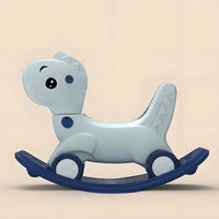 3 in 1 Rocking Horse for Toddlers 1-6 Years, Baby Rocking Horse with Detachable Balance Board