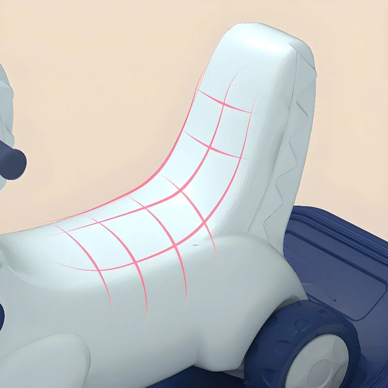 3 in 1 Rocking Horse for Toddlers 1-6 Years, Baby Rocking Horse with Detachable Balance Board