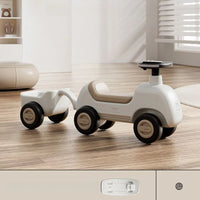 Ride On Push Car for Toddlers, Classic Kids Ride On Car Foot-to-Floor Sliding Car Gray Novelty Rocking Horses, Ride On Toy for Boys Girls 1-72  Months