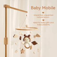 Celestial Baby Mobile – Stars, Clouds & Angel Doll Nursery Hanging