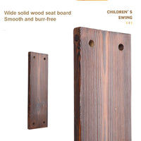 Indoor And Outdoor Children's Swing With Safety Belt And Seat Cushion