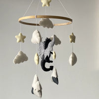 Dragon mobile Baby mobileCloud mobile nursery Felt Baby mobile Girl/ star mobile baby boy Crib mobile woodland mobile fairy mobile