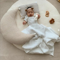Baby Outdoor Travel Camping Portable Cushion U-Shaped Baby Breastfeeding Pillow Cotton Nursing Head Support Pad