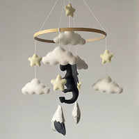 Dragon mobile Baby mobileCloud mobile nursery Felt Baby mobile Girl/ star mobile baby boy Crib mobile woodland mobile fairy mobile