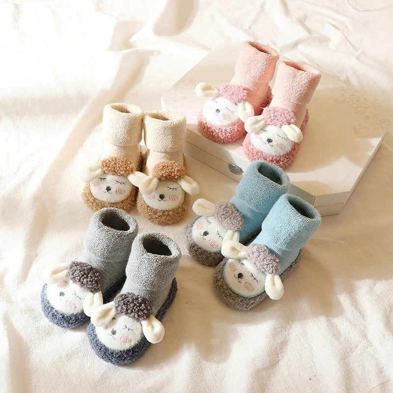 Baby Shoes Plush Cartoon Shoes for Cozy Baby Feet