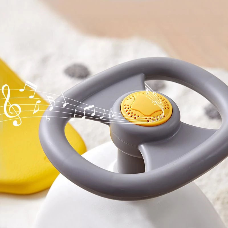 4 in 1 Baby Rocking Horse for Toddlers 1-3 Years,Rocking Horse with Detachable Balance Board and 4 Smooth Wheels