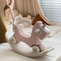 4 in 1 Rocking Horse for Toddlers 1-3 Years Old, Baby Rocking Toy Fun Birthday Gift for 1+ Kids, Ride on Toy
