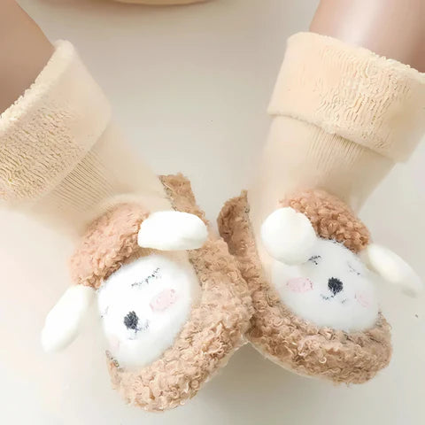 Baby Shoes Plush Cartoon Shoes for Cozy Baby Feet
