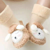 Baby Shoes Plush Cartoon Shoes for Cozy Baby Feet