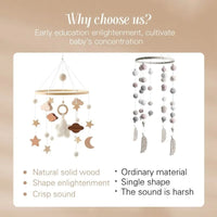 Handmade Star Baby Mobile Toy for Crib