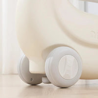 5-in-1 Toddler Rocking Spring Toy Kids Ride-on Push Car with Handle Sliding Walker Trampoline Bouncy Toy Indoor Gym Playset for Infants Preschoolers