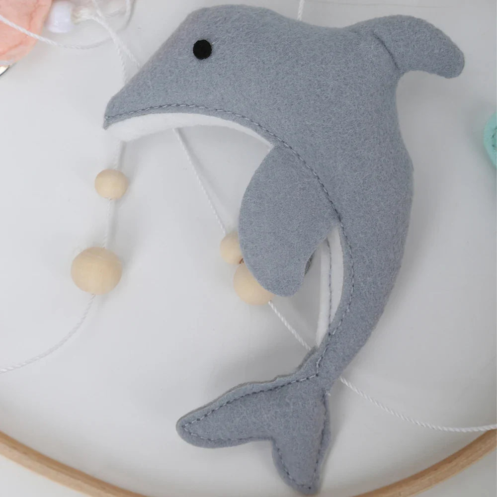 Underwater Theme Sea Animals Nursery Crib Mobile - Perfect for a Mermaid-Themed Nursery