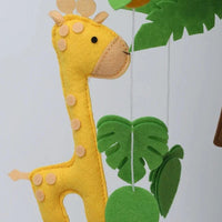 Luxury Felt Baby Mobile - Jungle Safari Nursery Mobiles