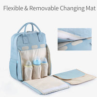 Multifunctional Waterproof Baby Diaper Backpack – Large Capacity Nappy Bag for Mums & Dads