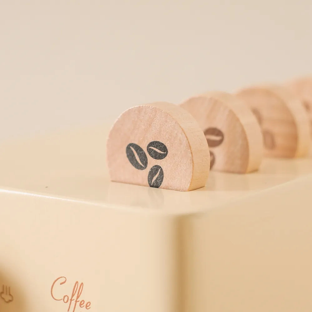 Wooden Toddler Play Coffee Machine