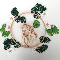 Giraffe Mum & Calf Crib Mobile | Jungle Safari Nursery Decor