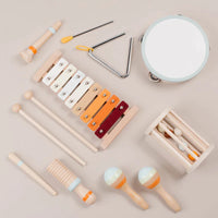Toddlers Early Education Wooden Musical Instrument Set