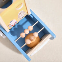 5-in-1 Multi-Activity Wooden Boat Busy Cube | Montessori-Inspired Educational Toy