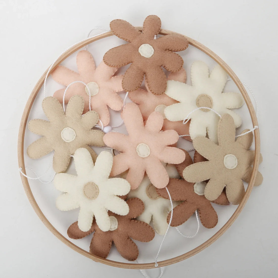 Handmade Daisy Nursery Mobile | Floral Baby Mobile