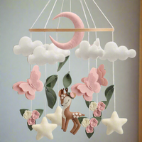 Woodland Deer & Butterfly Nursery Mobile | Baby Shower Gift