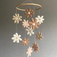 Handmade Daisy Nursery Mobile | Floral Baby Mobile