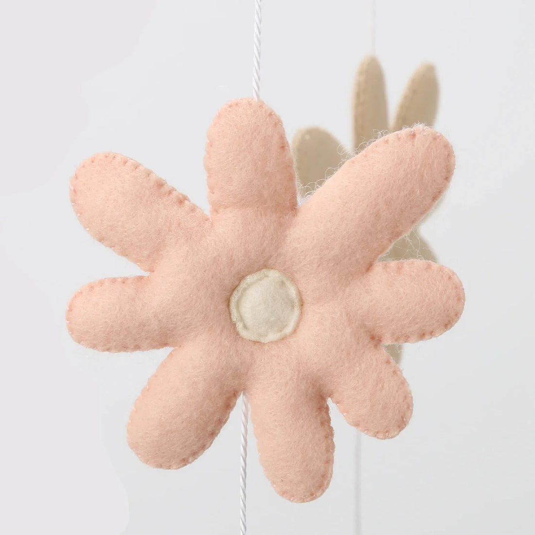 Handmade Daisy Nursery Mobile | Floral Baby Mobile