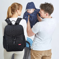 Premium Lightweight Quilted Baby Backpack Diaper Bag