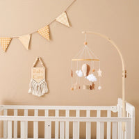 Skyward Dreams Hot Air Balloon Mobile - Tan
