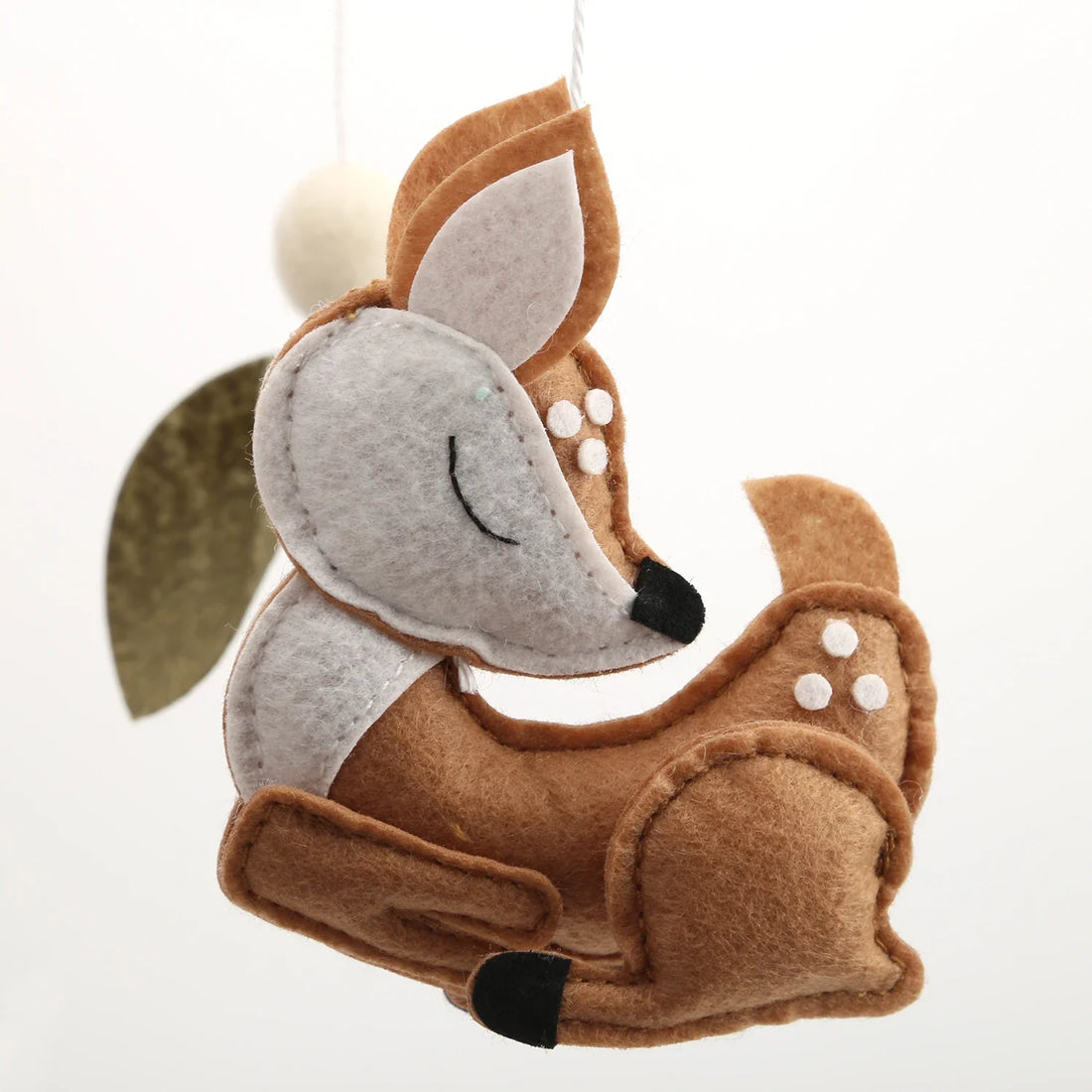 Woodland Baby Mobile – Forest Animal Crib Mobile with Squirrel, Owl & Deer