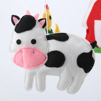 Barnyard Animals Felt Mobile - Handmade Nursery Decor