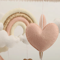 Princess Ballerina Baby Mobile | Handmade Felt Crib Mobile | Newborn Gift