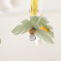 Handmade Stegosaurus Dinosaur Crib Mobile | Soft Felt & Natural Wood | Nursery Decor