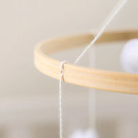 Handmade Tyrannosaurus Rex Dinosaur Crib Mobile Nursery Decor | Soft Felt & Natural Wood