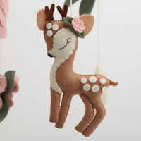 Woodland Deer & Butterfly Nursery Mobile | Baby Shower Gift