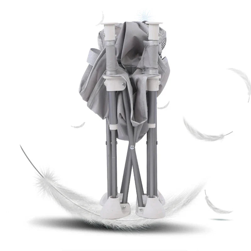 Folding Baby Camp Chair with Detachable Table | Infant High Chair for Travel, Camping, and Beach