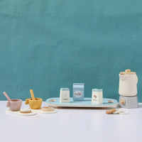 Baby Wooden Coffee & Afternoon Tea Set Toy | 18pcs Set