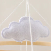 Handmade Tyrannosaurus Rex Dinosaur Crib Mobile Nursery Decor | Soft Felt & Natural Wood