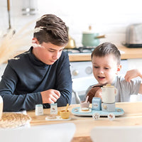 Baby Wooden Coffee & Afternoon Tea Set Toy | 18pcs Set