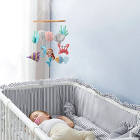 My Little Mermaid Baby Mobile - Under the Sea Musical Mobile Ocean Animals Cot Mobile