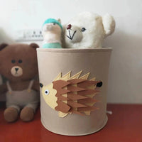 Charming Nordic-Inspired Felt Animal Toy Storage Basket