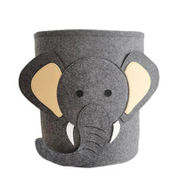 Charming Nordic-Inspired Felt Animal Toy Storage Basket