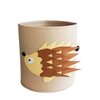 Charming Nordic-Inspired Felt Animal Toy Storage Basket