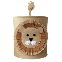 Charming Nordic-Inspired Felt Animal Toy Storage Basket