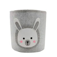 Charming Nordic-Inspired Felt Animal Toy Storage Basket