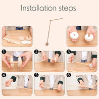 Wooden Hanging for Baby Bed Bell Mobile Rattles
