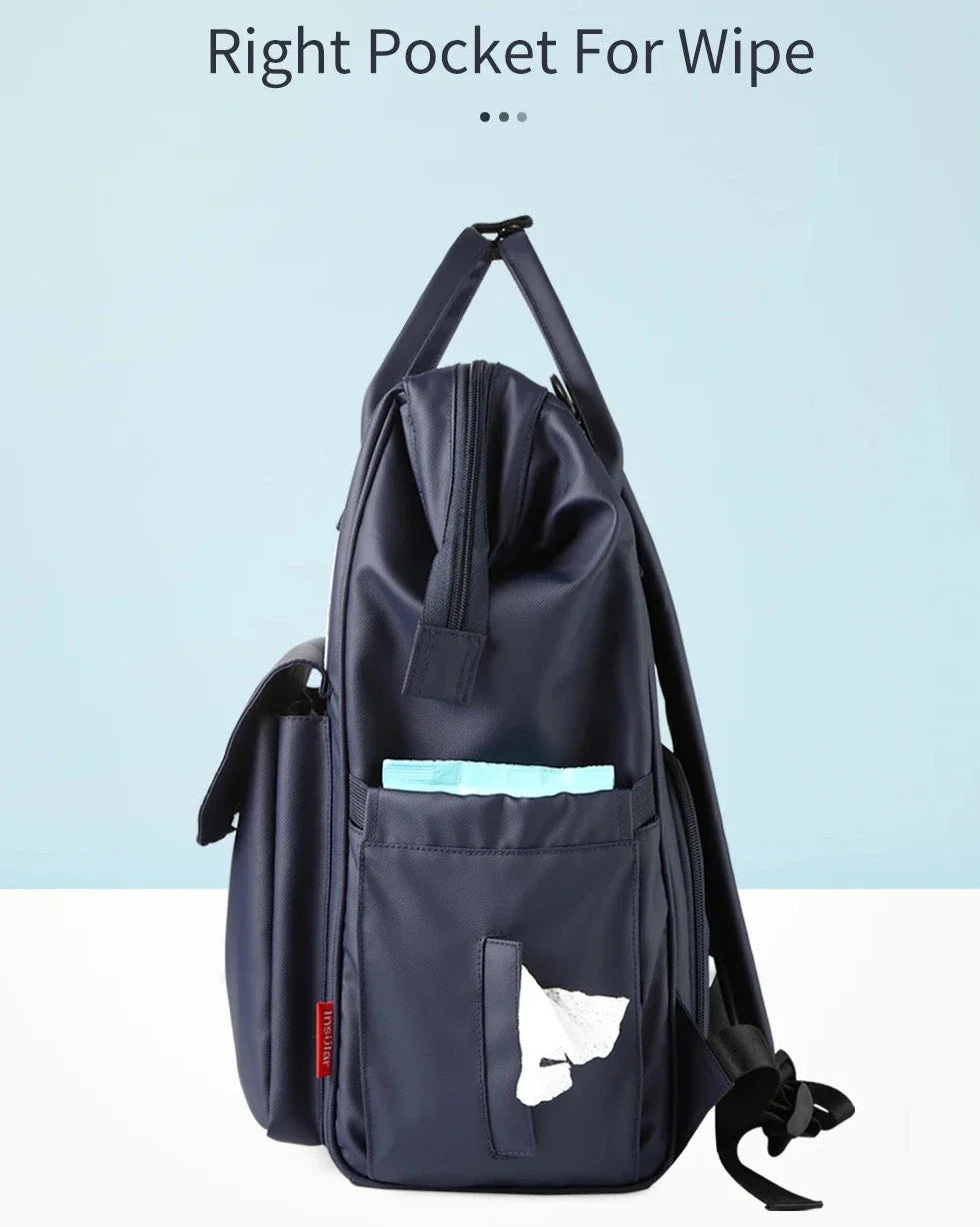 Fun Cartoon Designed Diaper Backpack - Large Capacity and Waterproof