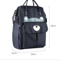 Fun Cartoon Designed Diaper Backpack - Large Capacity and Waterproof